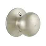 Defiant Berwick Stainless Steel Dummy Door Knob, Flat Ball Style, Interior Residential thumbnail 1