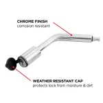 TowSmart Boomerang Locking Hitch Pin - Reversible 1/2 in. and 5/8 in. Dual Diameter Design thumbnail 5