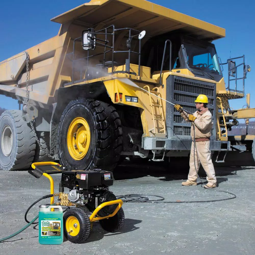 Simple Green Heavy-Duty Cleaner and Degreaser Pressure Washer Concentrate, 1 Gal.