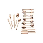 Home Decorators Collection Brenner 20-Piece Copper Finish Stainless Steel Flatware Set, Service for 4 thumbnail 8