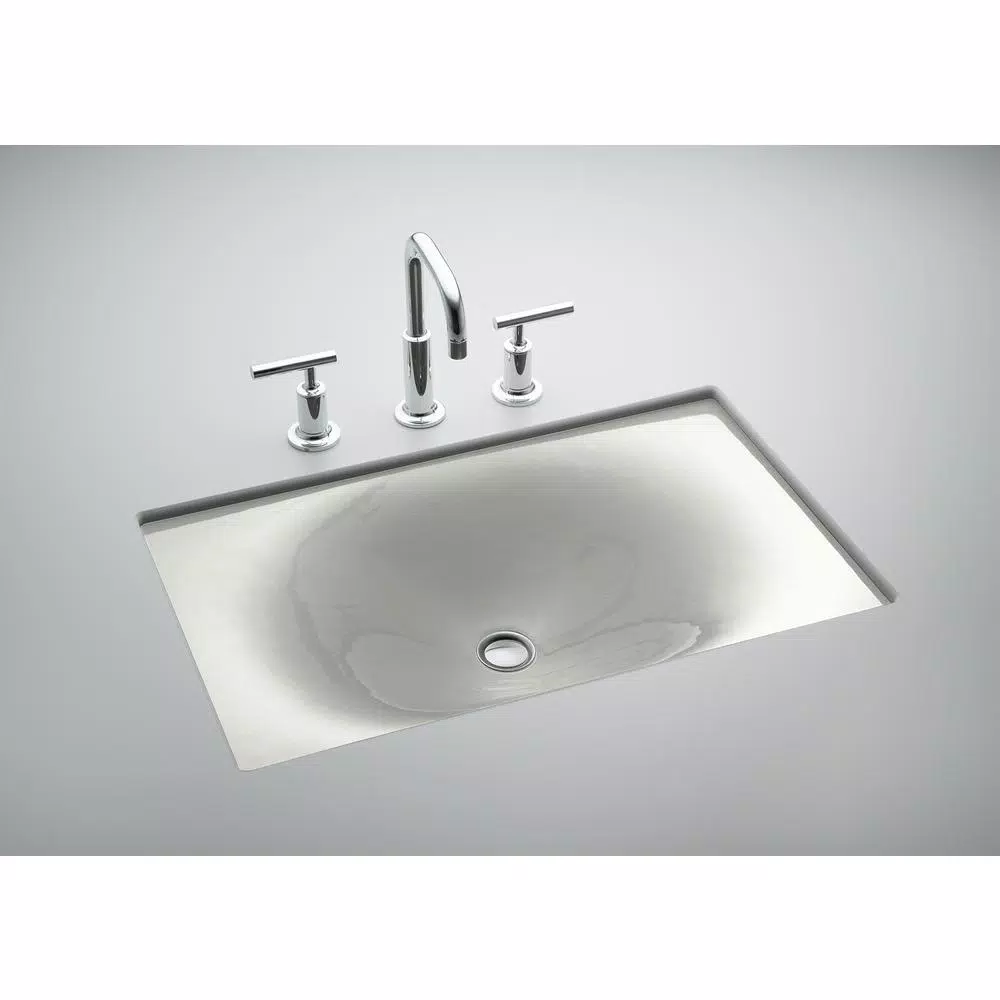 KOHLER Purist 8 in. Widespread Bathroom Faucet, Polished Chrome, Low Gooseneck Spout