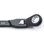 Husky 6-Piece SAE Flex-Head Ratcheting Wrench Set, 100-Position Locking thumbnail 7