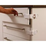 Dreambaby Angle Locks for Child Safety, 4-Pack White thumbnail 3