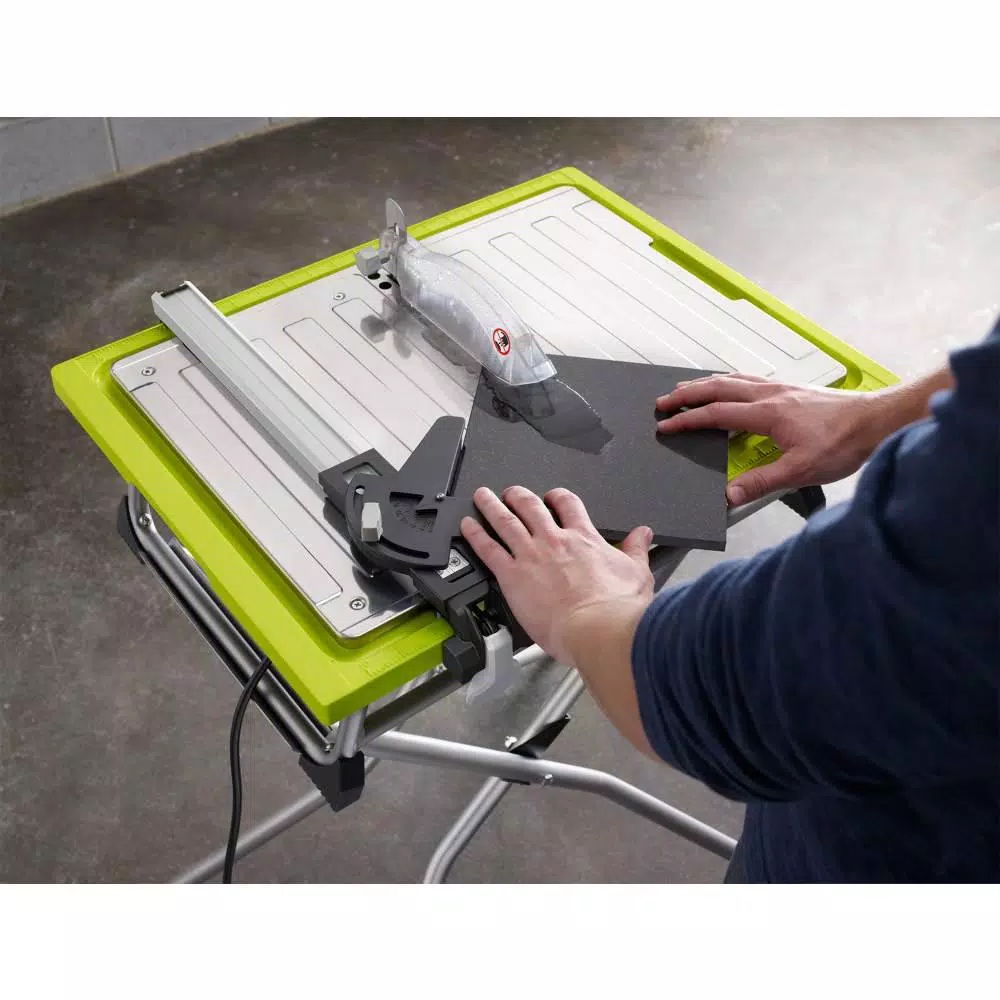 RYOBI 7 in. 0.75 HP Corded Tabletop Wet Tile Saw