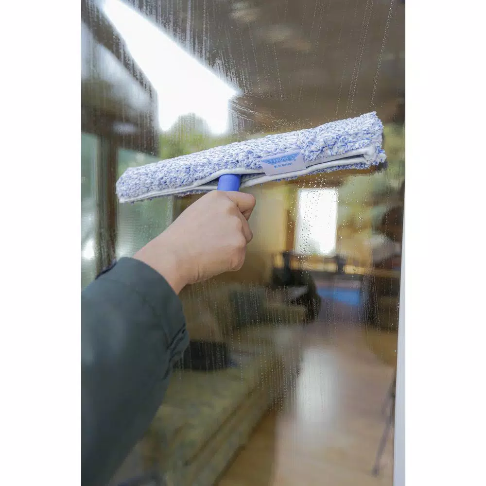 Ettore 14 in. Mighty Window Washer with Microfiber Cover