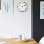 La Crosse Technology 12 in. Round Atomic Analog Wall Clock with Stainless Steel Frame thumbnail 1