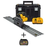 DEWALT FLEXVOLT 60V MAX Cordless Brushless 6-1/2 in. Track Saw Kit with (2) 6.0Ah Batteries & 59 in. Track thumbnail 1