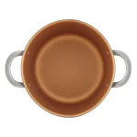 Ayesha Curry Ayesha Home Collection 4.5 Qt. Hard Anodized Aluminum Nonstick Saucepot with Glass Lid thumbnail 2