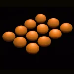 LUMABASE Orange Floating Blimp LED Lights, Waterproof Battery Operated Decorative Lights (12-Count) thumbnail 1