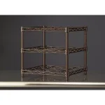 HDX 3-Shelf Countertop Wire Wine Rack, 12-Bottle Capacity, Antique Bronze Steel thumbnail 4