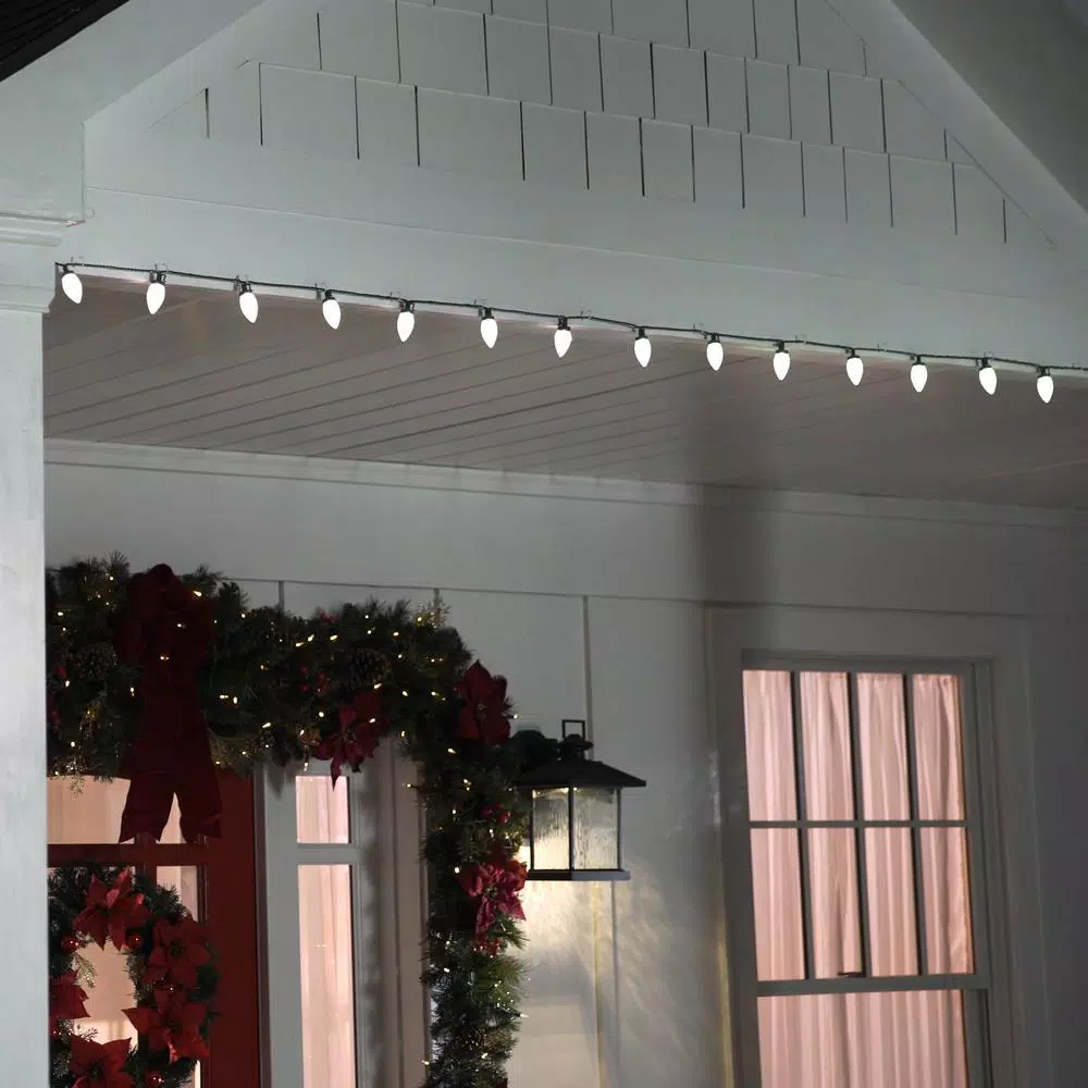 Novolink 25-Light C9 Wi-Fi RGB Color-Changing LED Christmas String Lights, Works with Alexa & Google Home
