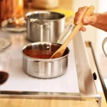 Classic Cuisine 1.5 Qt. Stainless Steel Double Boiler Saucepan Set with Tempered Glass Lid thumbnail 6