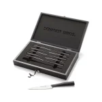 SCHMIDT BROS. Schmidt Brothers Carbon6 6-Piece Stainless Steel Steak Knife Set with Wood Gift Box thumbnail 2