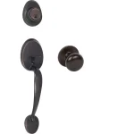 Delaney Tralee Tuscany Bronze Single Cylinder Deadbolt Entry Door Handleset thumbnail 1
