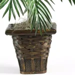 Nearly Natural 38 in. Faux Areca Palm Silk Plant with Decorative Wicker Basket thumbnail 3
