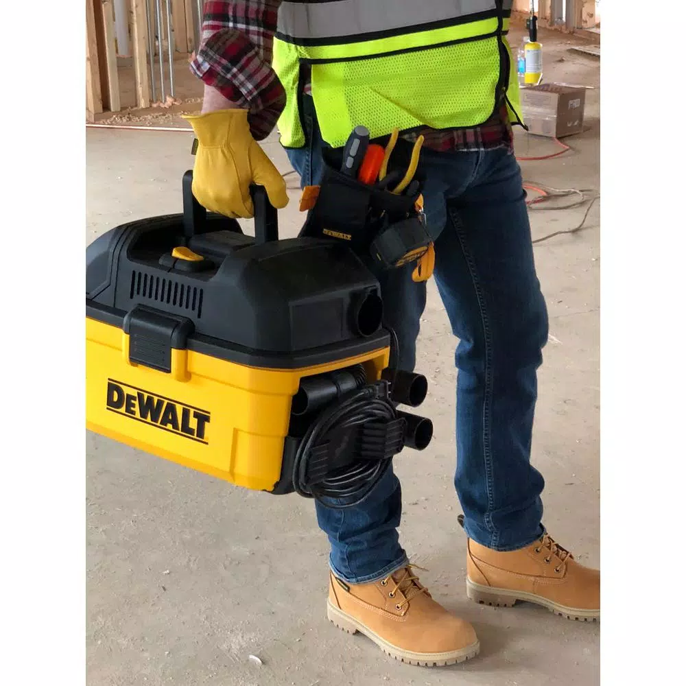 DEWALT 4 Gal. Poly Wet/Dry Vacuum with 5 Peak HP Motor and 20 ft. Power Cord