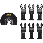 DEWALT 7-Piece Oscillating Blade Set, Bi-Metal Universal Fitment Cutting Blades thumbnail 1
