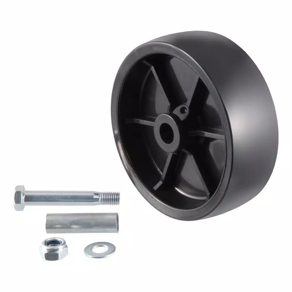 CURT Replacement Marine Jack Caster Wheel with Mounting Hardware