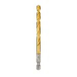 Milwaukee SHOCKWAVE 1/4 in. Titanium Twist Drill Bit with Red Helix thumbnail 5