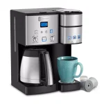 Cuisinart Coffee Center 10-Cup Thermal Coffeemaker and Single-Serve Brewer, Brushed Chrome thumbnail 5