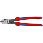 KNIPEX 10 in. High Leverage Diagonal Cutters with Tether Attachment and Comfort Grips thumbnail 3