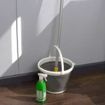 Unbranded 2.6 Gal. Grey Collapsible Plastic & Silicone Bucket, 10L Capacity thumbnail 3