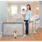 Summer Infant Custom Fit Extra Wide Walk-Through Gate, Grey thumbnail 3