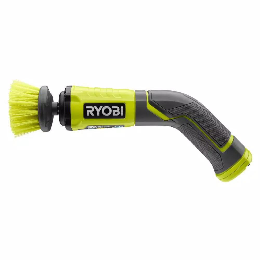 RYOBI 4V Cordless Compact Scrubber with Hex Shank Compatibility