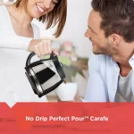 BLACK+DECKER 12-Cup Programmable Drip Coffee Maker with QuickTouch Panel and Evenstream Showerhead, Black thumbnail 8
