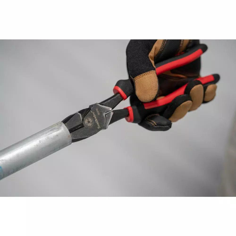 Southwire 9 in. Hi-Leverage Side Cutting Pliers, Drop Forged 6150 Alloy Steel