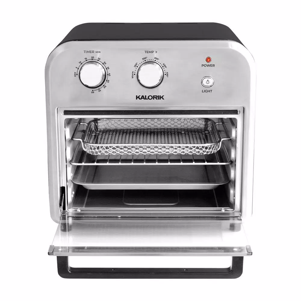 KALORIK 12.6 Qt. Stainless Steel Air Fryer Oven with Rapid Hot Air Technology