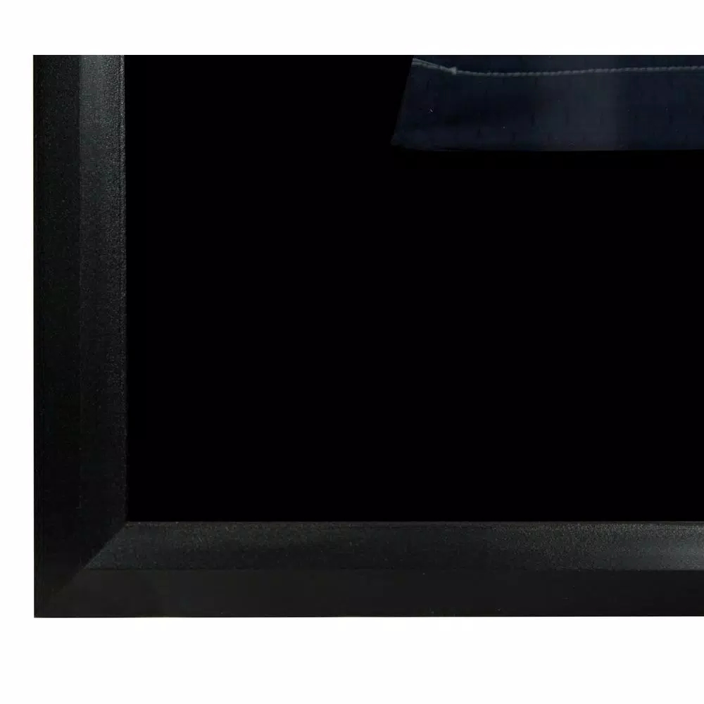 Pinnacle Black Wood Shadow Box Frame, 30 in. x 40 in. Large Floater Frame for Memorabilia