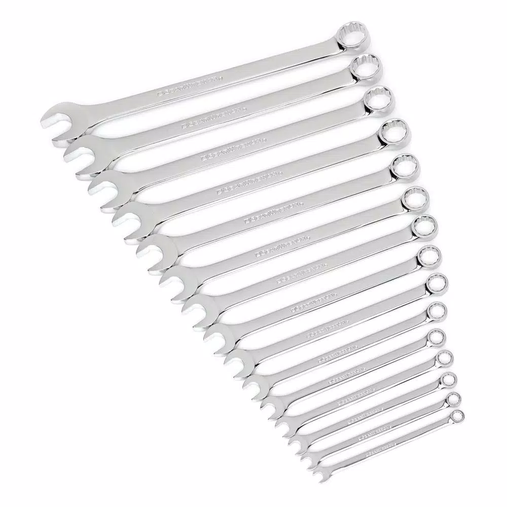 GEARWRENCH 15-Piece SAE Combination Wrench Set