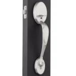 Kwikset Signature Series Chelsea Satin Nickel Left-Handed Tustin Door Lever thumbnail 4