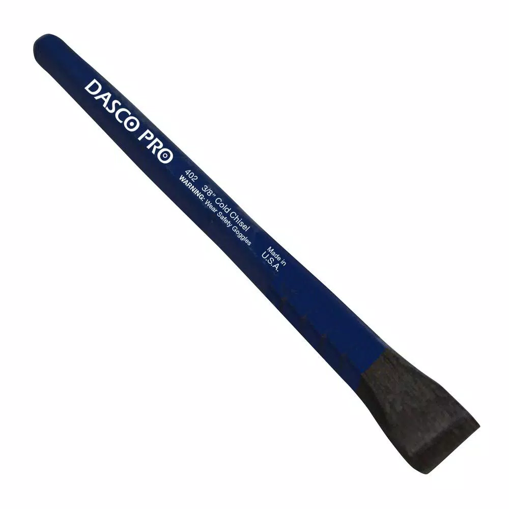 Dasco Pro 3/8 in. x 5-5/8 in. Cold Chisel, Forged Steel, Made in USA
