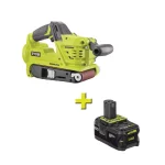 RYOBI 18V ONE+ Brushless 3 in. x 18 in. Cordless Belt Sander with 4.0 Ah Battery thumbnail 1