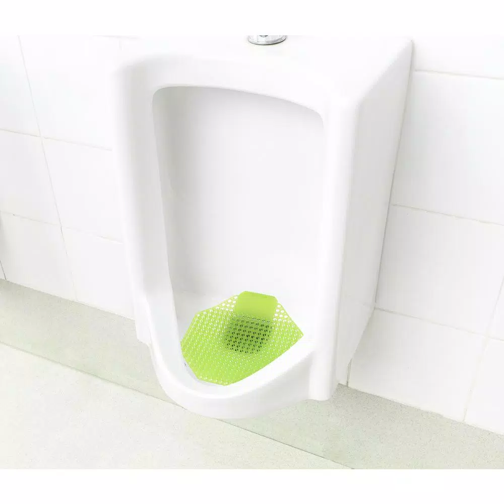 Alpine Industries Cucumber Melon Fragrance Anti-Splash Urinal Screens, 10-Pack