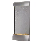 Kenroy Home Breckenridge 42 in. Stainless Steel Floor or Wall Mount Water Fountain thumbnail 1