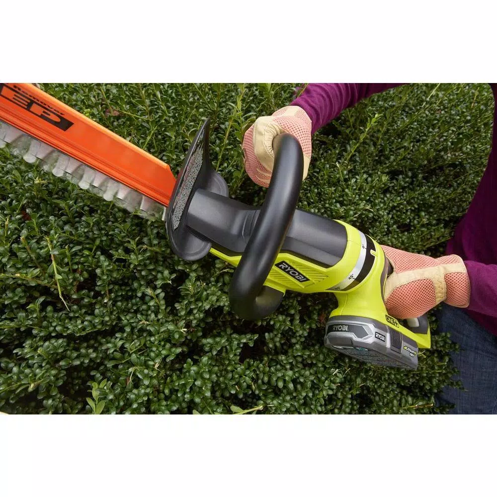 Ryobi ONE+ 18V Cordless 22 in. Hedge Trimmer Kit with 1.5 Ah Battery and Charger, Refurbished