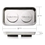 TEKTON 9-1/2 Inch Rectangle Magnetic Parts Tray thumbnail 5