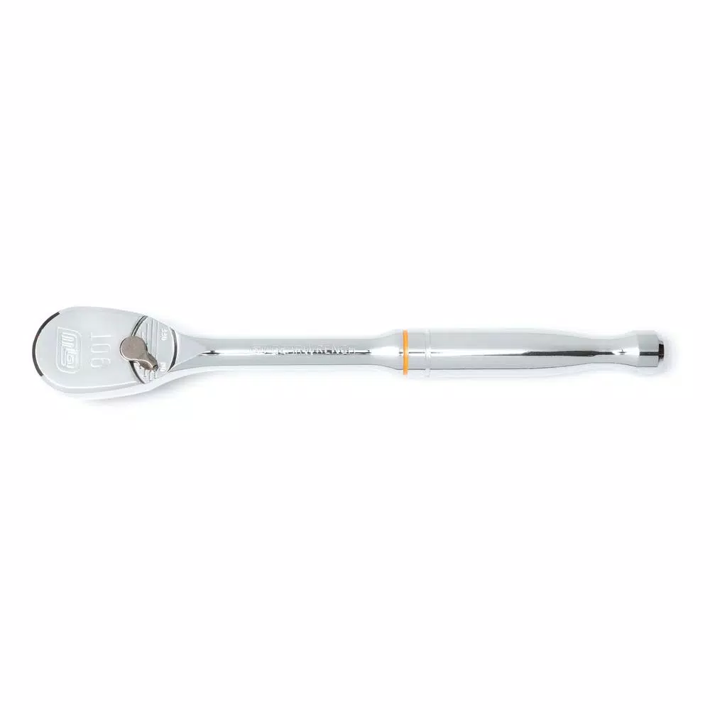 GearWrench 3/8 in. Drive 90-Tooth Teardrop Ratchet, 8.45 in. Handle