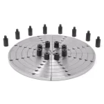 WEN 8 in. Flat Lathe Chuck Jaws for Bowl Turning, Compatible with LA4374 3.75 in. Chuck thumbnail 2