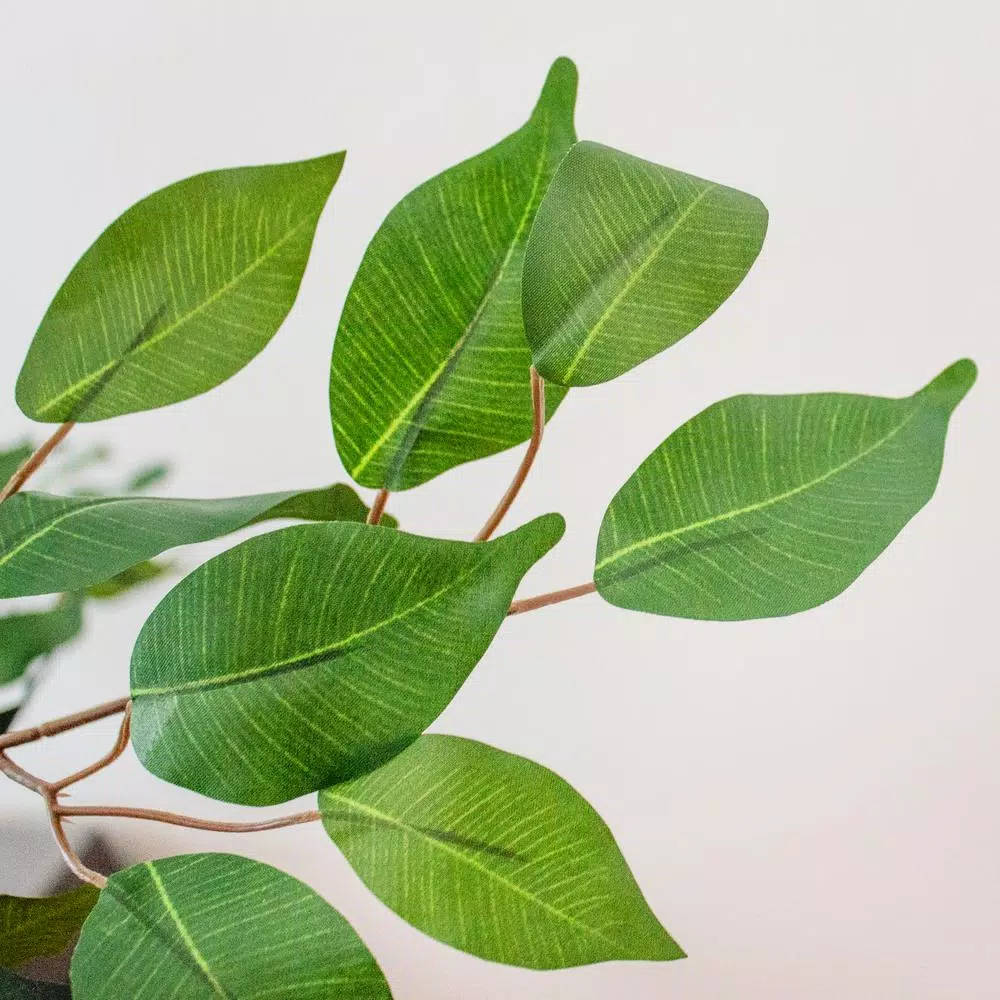 Nearly Natural 5 ft. Artificial Ficus Tree with Real Wood Trunks