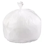 Inteplast High-Density Can Liner 45 Gallon, 40 x 48 in, 16 Micron, Clear, 250 Count thumbnail 2