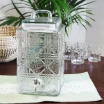 Gibson Home Jewelite 320 oz. Clear Glass Beverage Dispenser with Silver Spigot thumbnail 3