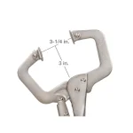TEKTON 11 in. Swivel Pad Locking C-Clamp thumbnail 2