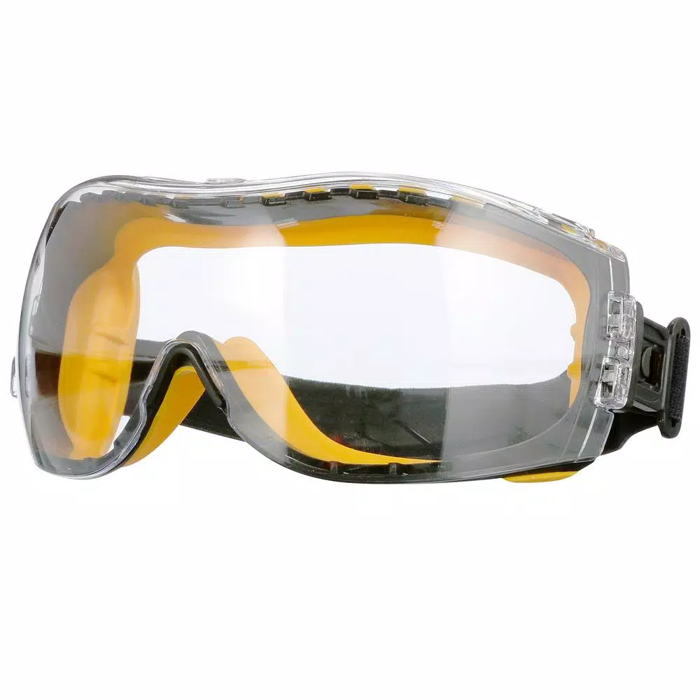 DEWALT Safety Goggles with Clear Anti-Fog Polycarbonate Lens