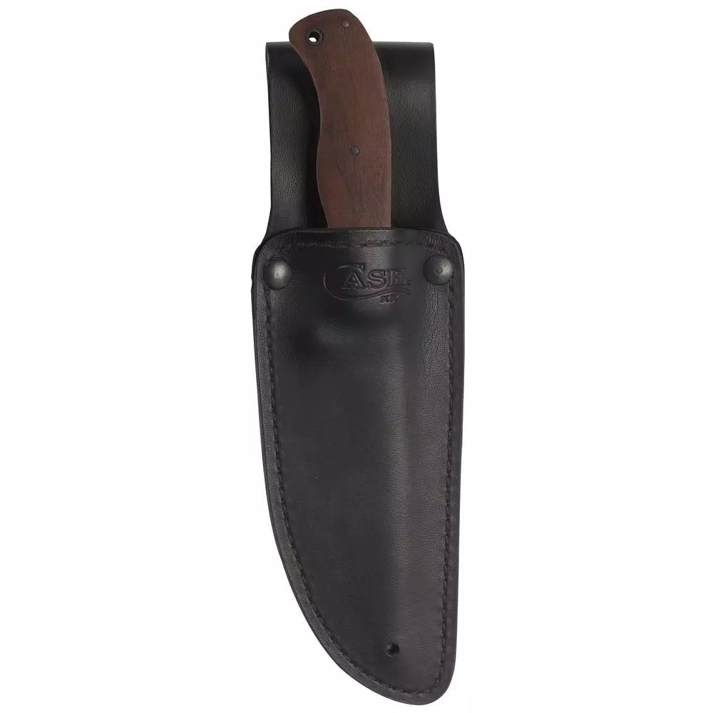 W.R. Case and Sons Cutlery Co. Case Winkler Skinner Fixed Blade Knife with Black Walnut Handle, 5.2 in. 80CrV2 Steel Blade