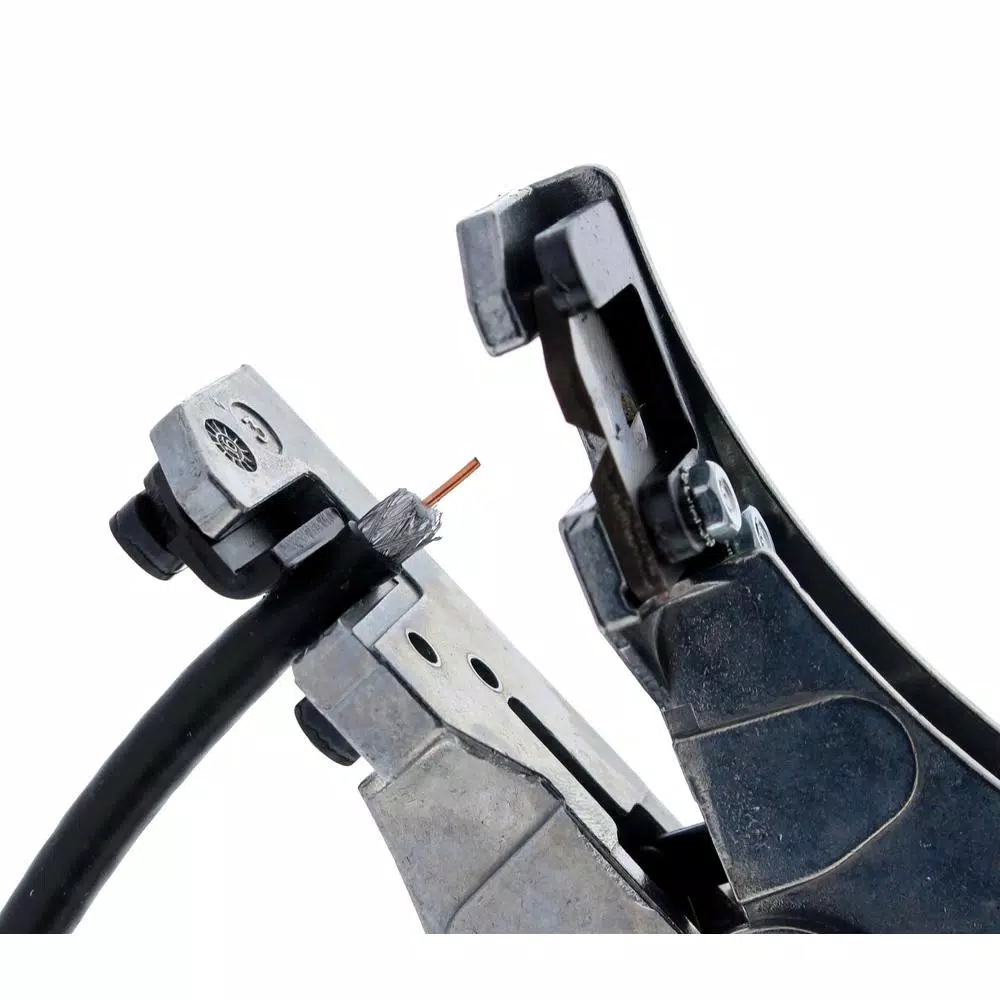 Ideal Stripmaster RG-6 Coaxial Cable Stripper, Heavy Duty Zinc Die Cast Hand Tool