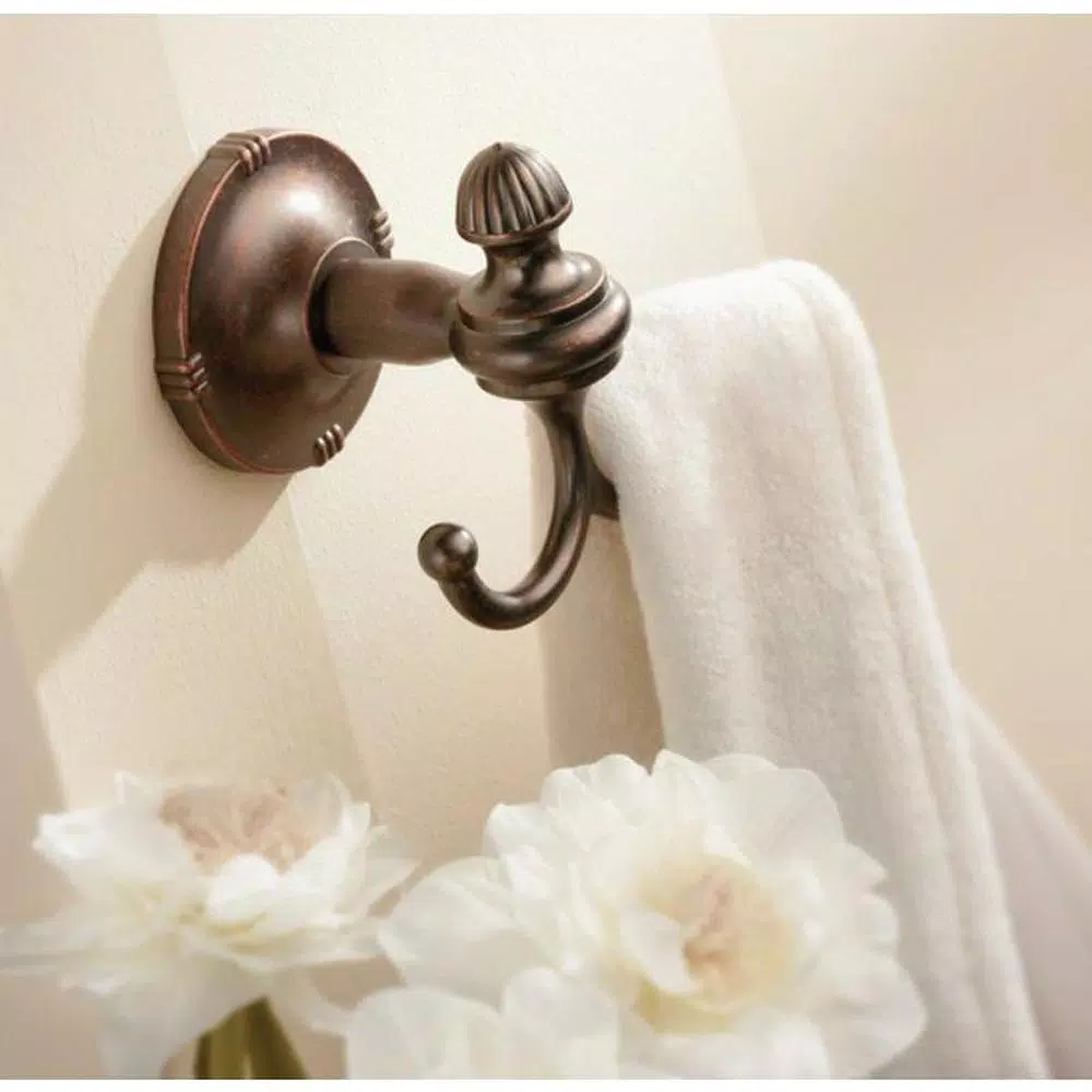 Moen Gilcrest Double Robe Hook, Oil Rubbed Bronze